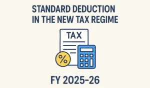 standard deduction in new tax regime
