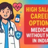 High Salary Career Options in Medical Without NEET in India