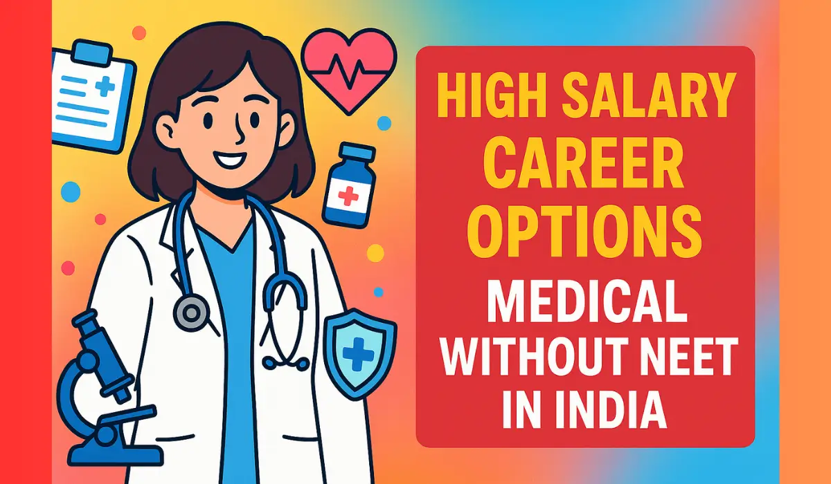 High Salary Career Options in Medical Without NEET in India