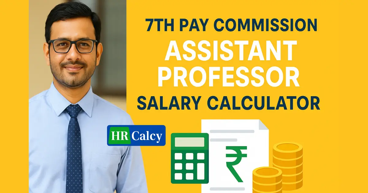 7th Pay Commission Assistant Professor Salary Calculator 2025