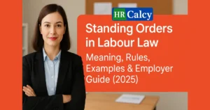 Standing Orders in Labour Law