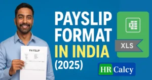 Payslip Format in India