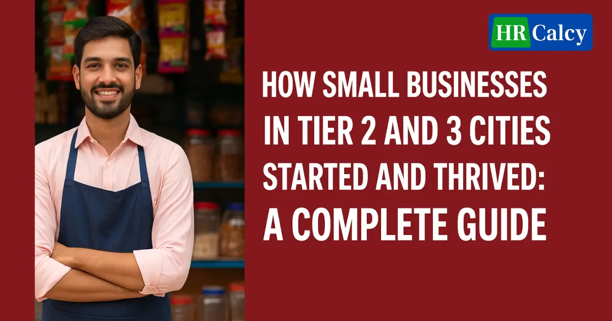Small Businesses in Tier 2/3 Cities