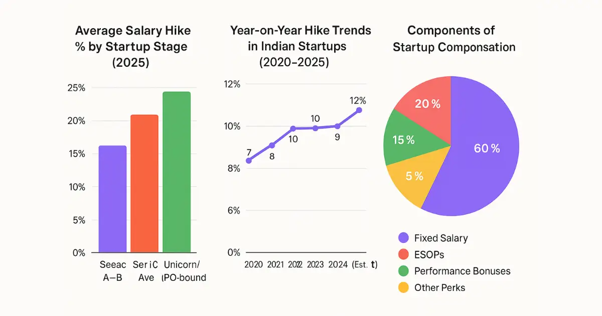 Expected Salary Hike Percentage in Indian Startups