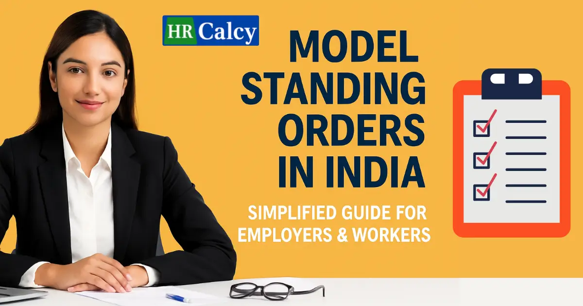 Model Standing Orders in India