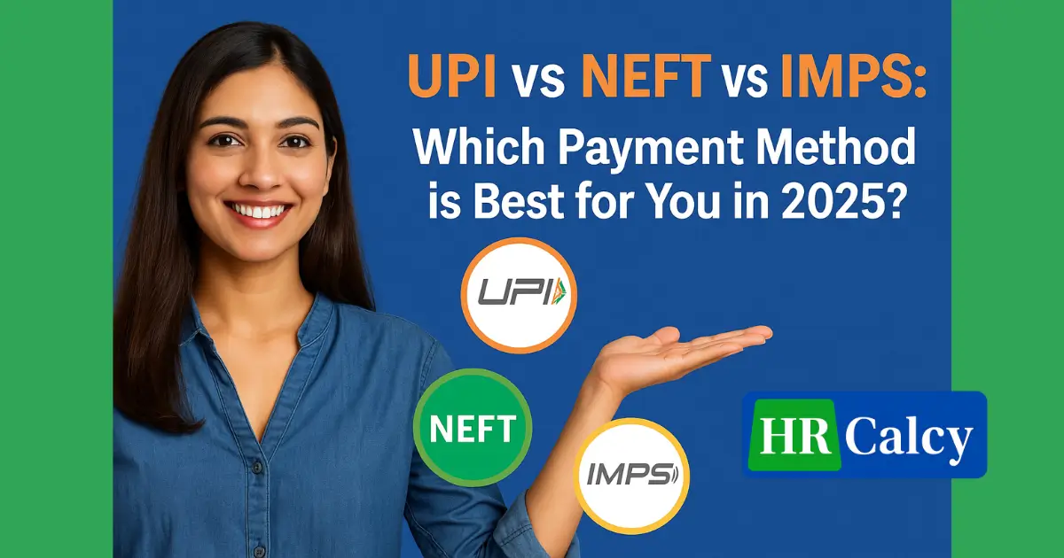 UPI vs NEFT vs IMPS