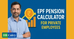 EPF Pension Calculator for Private Employees