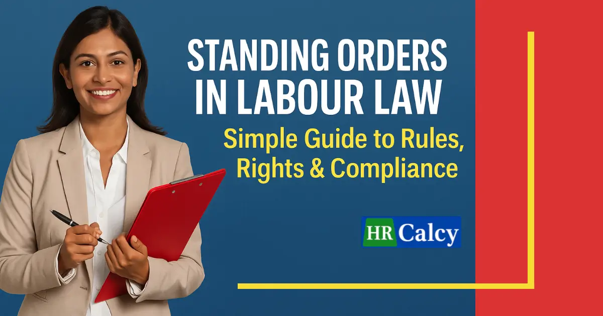 Standing Orders in Labour Law