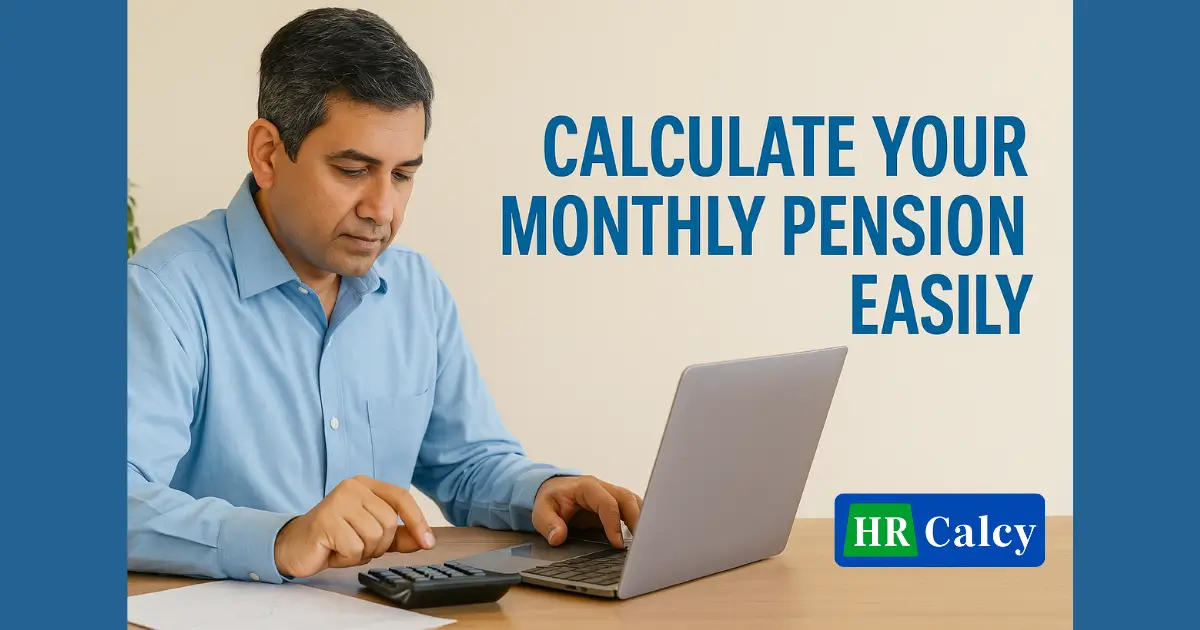 Monthly Pension Calculator