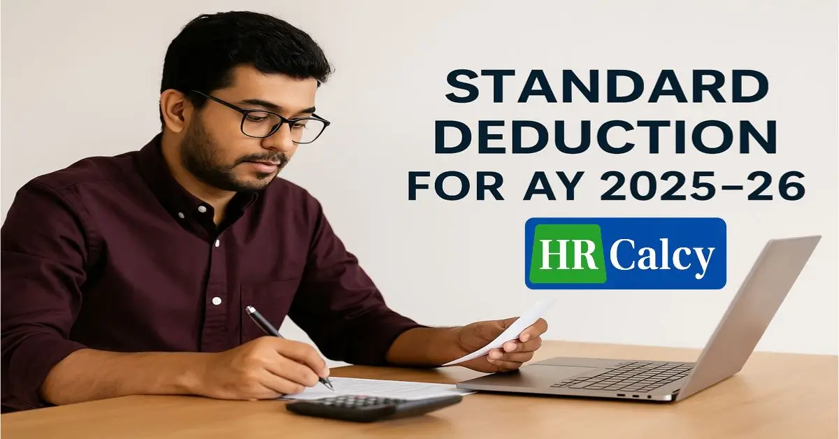 Standard Deduction for AY 2025–26