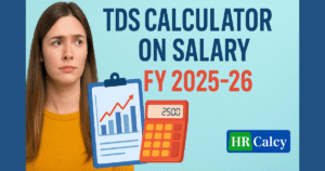TDS Calculator on Salary for FY 2025–26
