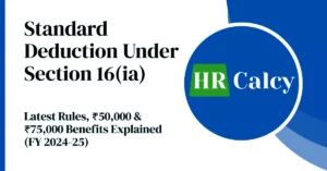 standard deduction under section 16(ia)